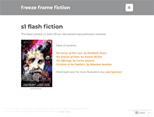 Tablet Screenshot of freezeframefiction.com